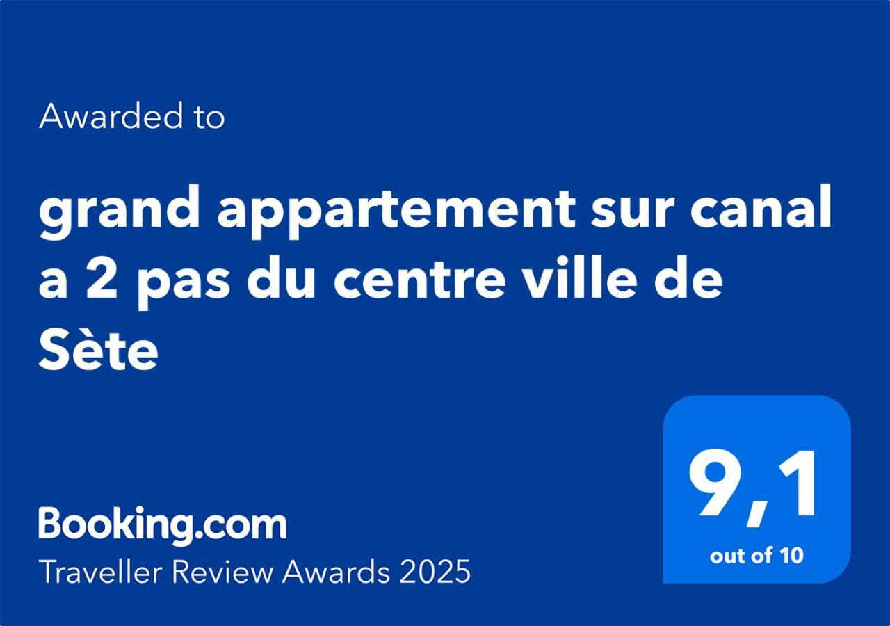Grand Appartement Sur Canal A 2 Pas Du Centre Ville De แซ็ต ภายนอก รูปภาพ
